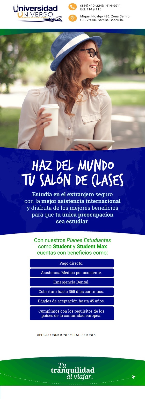 FLAYER SEGURO PARA ESTUDIANTE