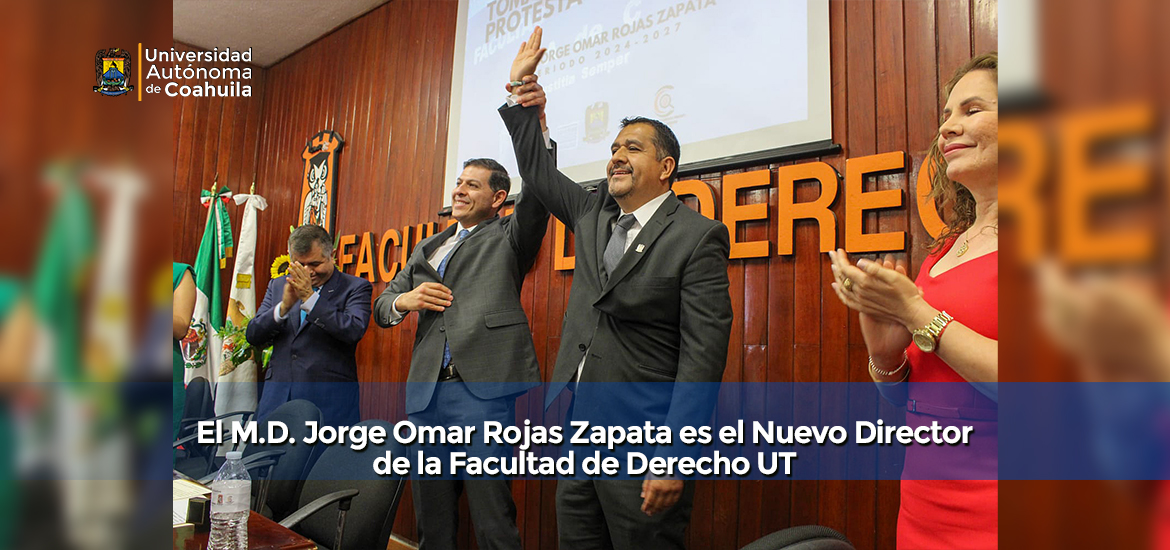 Slider El M.D. Jorge Omar Rojas Zapata es el Nuevo Director de la Facultad de Derecho UT