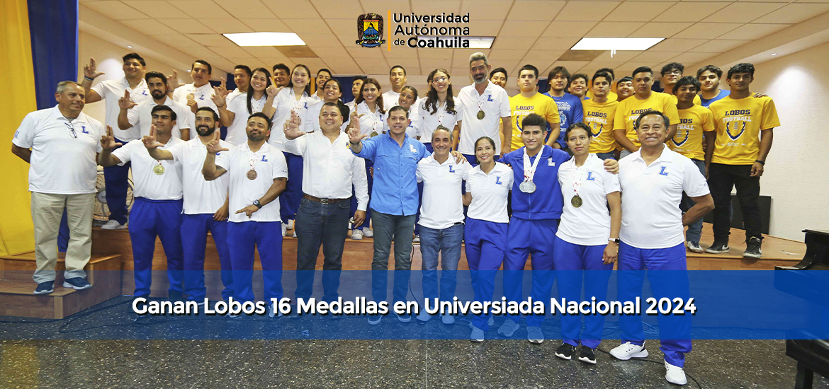 Slider Ganan Lobos 16 Medallas en Universiada Nacional 2024