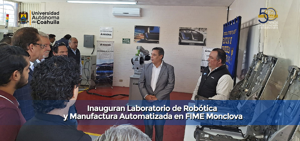 Slider Laboratorio de Robótica y Manufactura Automatizada en FIME Monclova