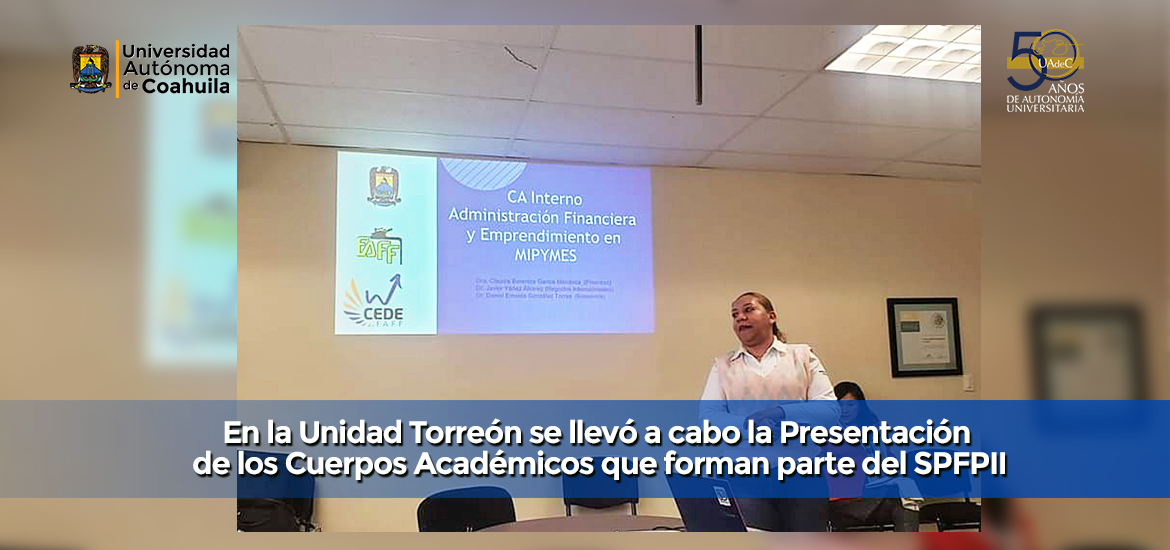 Slider Presentación Cuerpos Académicos UT